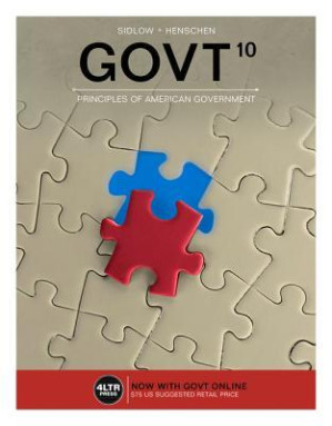 GOVT [with MindTap Political Science 1-Term Access Code] By Edward I. Sidlow